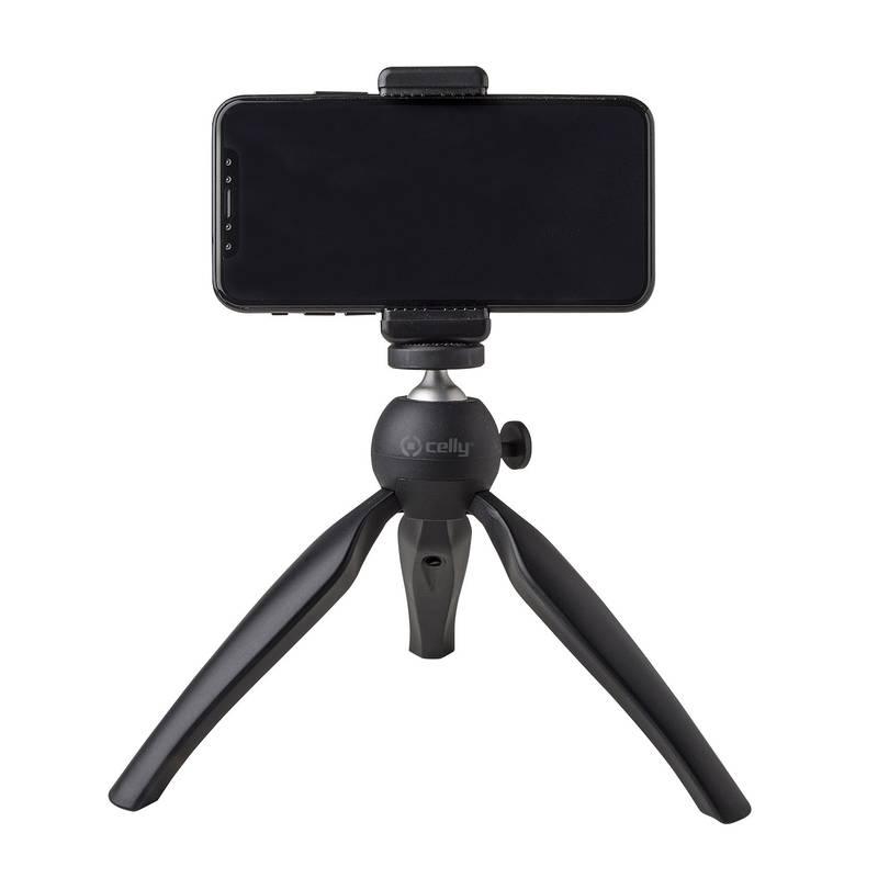 Selfie tyč Celly Mini Table Tripod černá