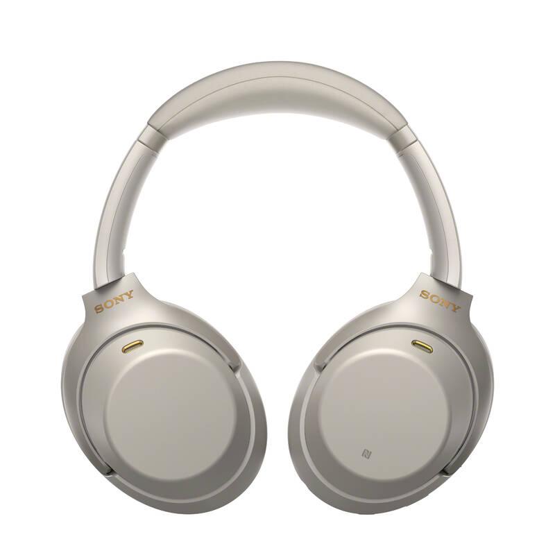 Sluchátka Sony WH-1000XM3S stříbrná, Sluchátka, Sony, WH-1000XM3S, stříbrná