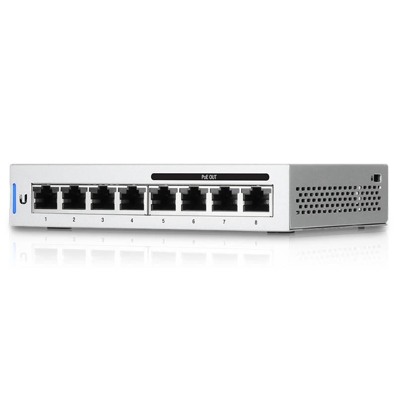 Switch Ubiquiti UniFi 8 60W, Switch, Ubiquiti, UniFi, 8, 60W