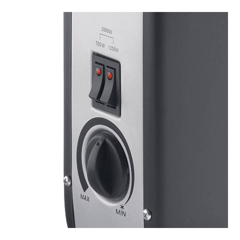 Teplovzdušný konvektor Concept KS3014BC černý