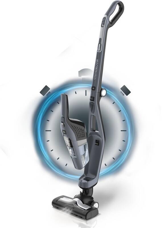 Tyčový vysavač Rowenta Dual Force RH6756WO šedý