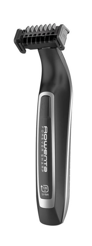 Zastřihovač vousů Rowenta Forever Sharp TN6000F4 černý stříbrný