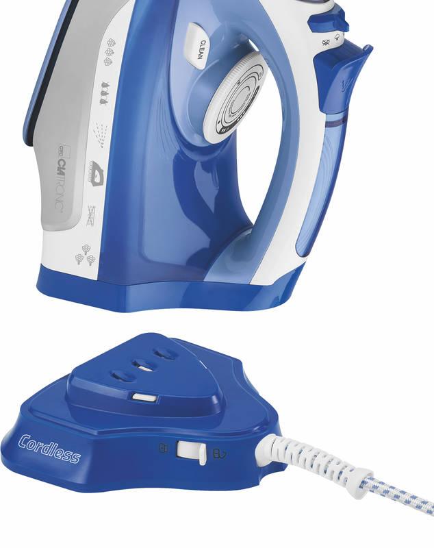Žehlička Clatronic DB 3706 bílé modré