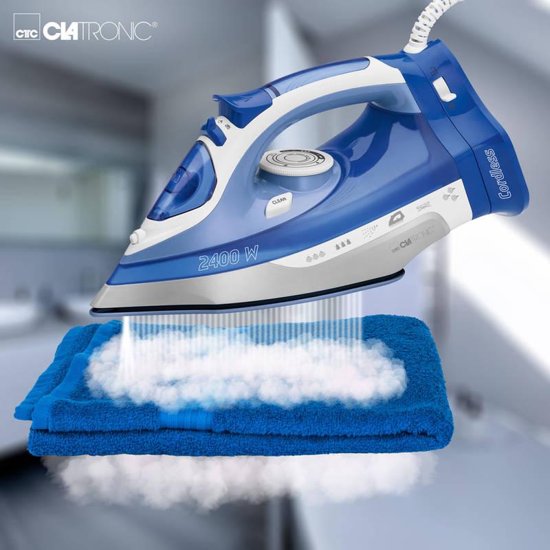 Žehlička Clatronic DB 3706 bílé modré