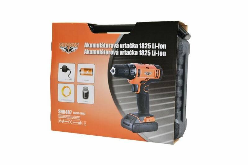 Aku vrtačka Sharks 1825