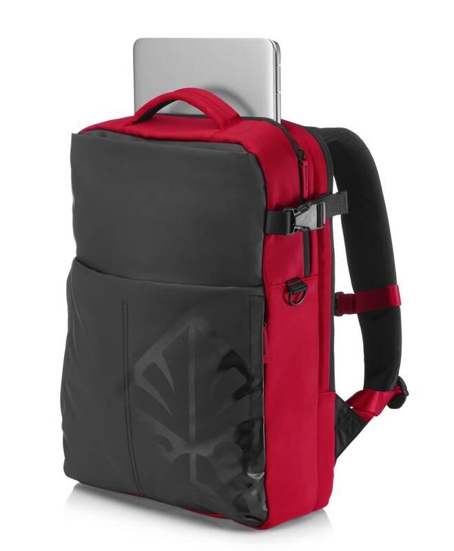 Batoh na notebook HP OMEN Gaming Backpack pro 17" černý červený