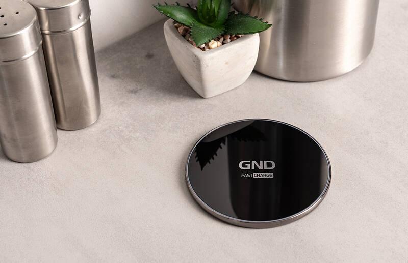 Bezdrátová nabíječka GND 10W černá