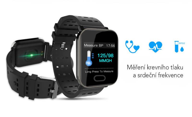 Chytré hodinky IMMAX SW11 černé