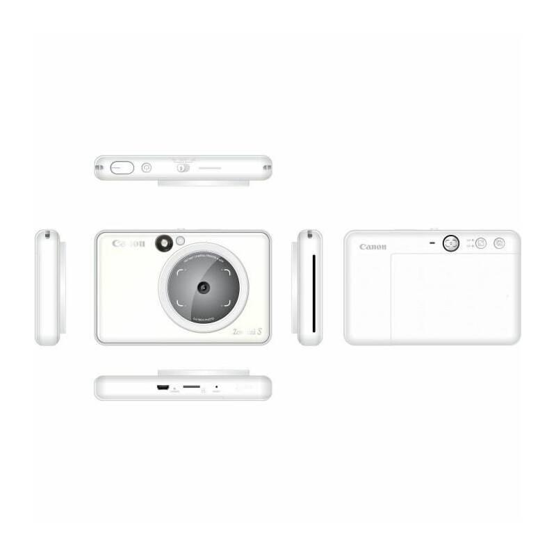 Digitální fotoaparát Canon Zoemini S bílý, Digitální, fotoaparát, Canon, Zoemini, S, bílý
