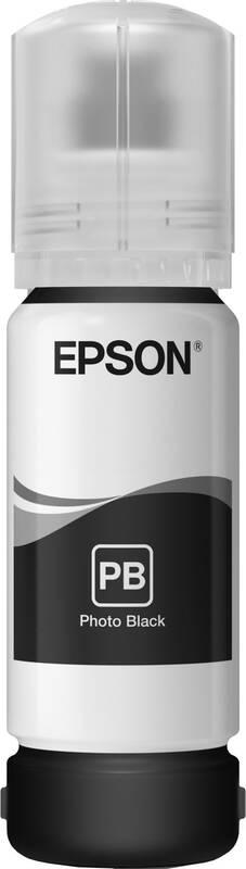 Inkoustová náplň Epson EcoTank 106, 70 ml - foto černá