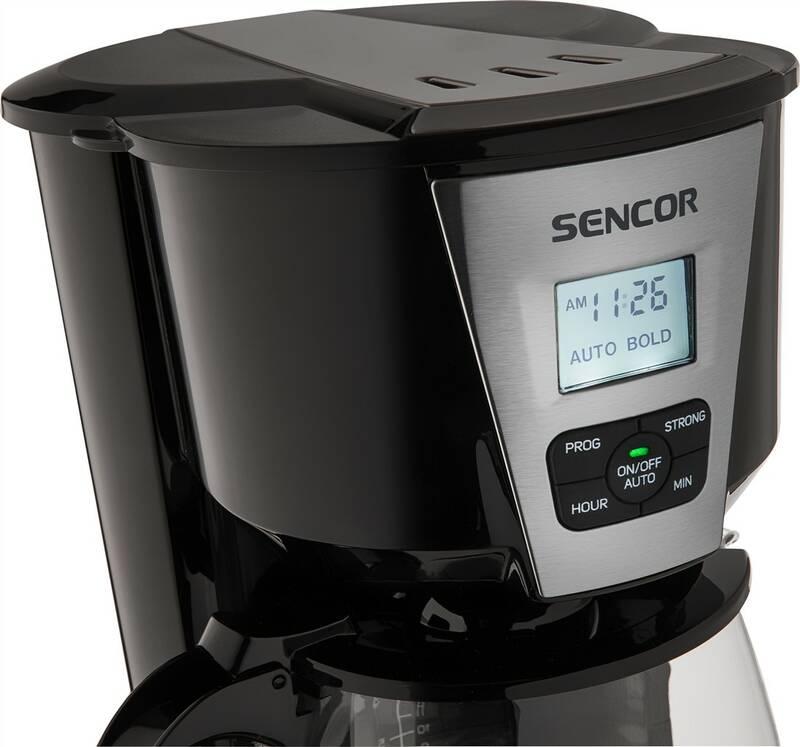 Kávovar Sencor SCE 5070BK černý, Kávovar, Sencor, SCE, 5070BK, černý