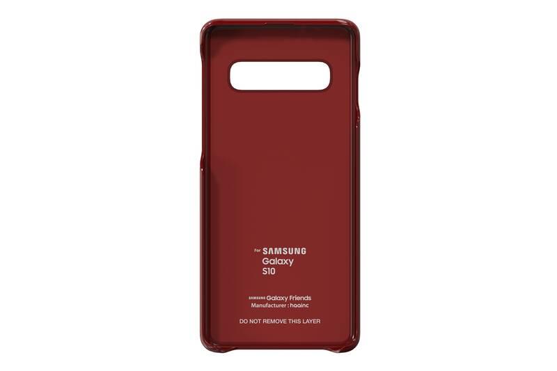Kryt na mobil Samsung Avengers Comics pro Galaxy S10 červený