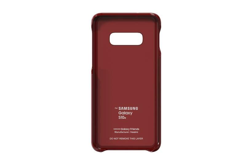 Kryt na mobil Samsung Avengers Comics pro Galaxy S10e červený