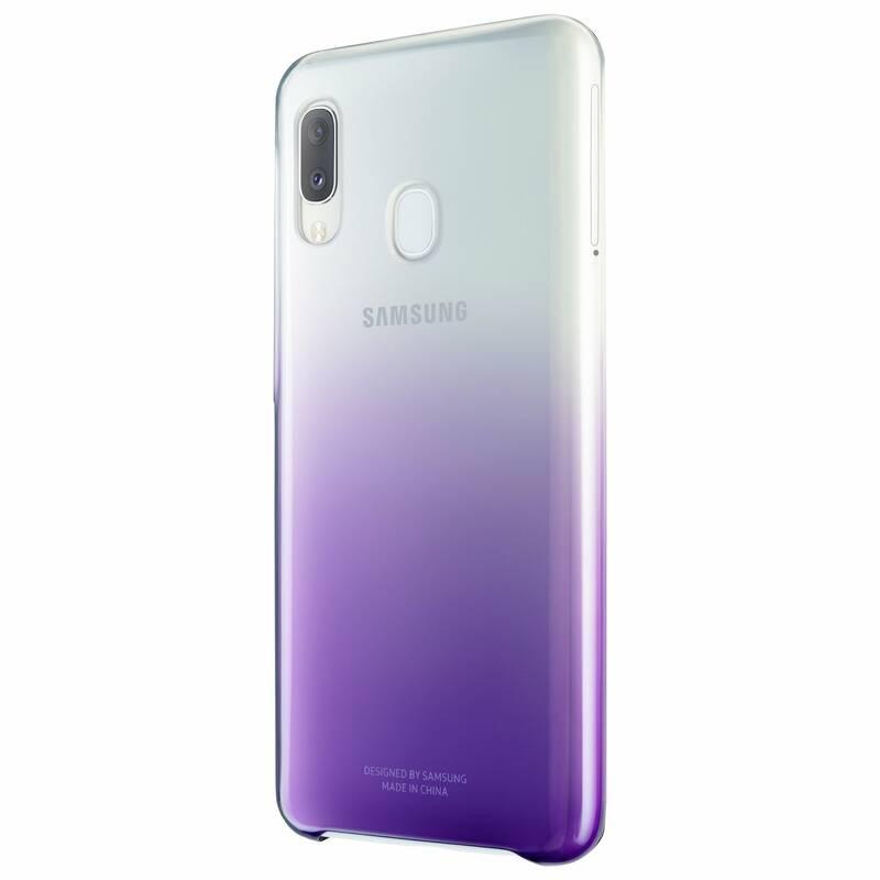 Kryt na mobil Samsung Gradation Cover pro Galaxy A20e fialový