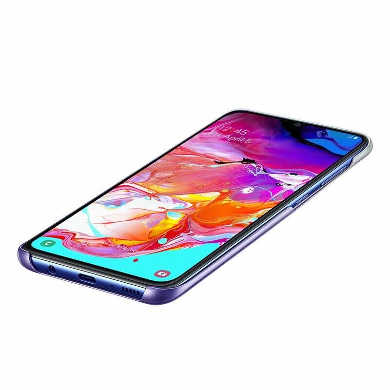 Kryt na mobil Samsung Gradation Cover pro Galaxy A70 fialový