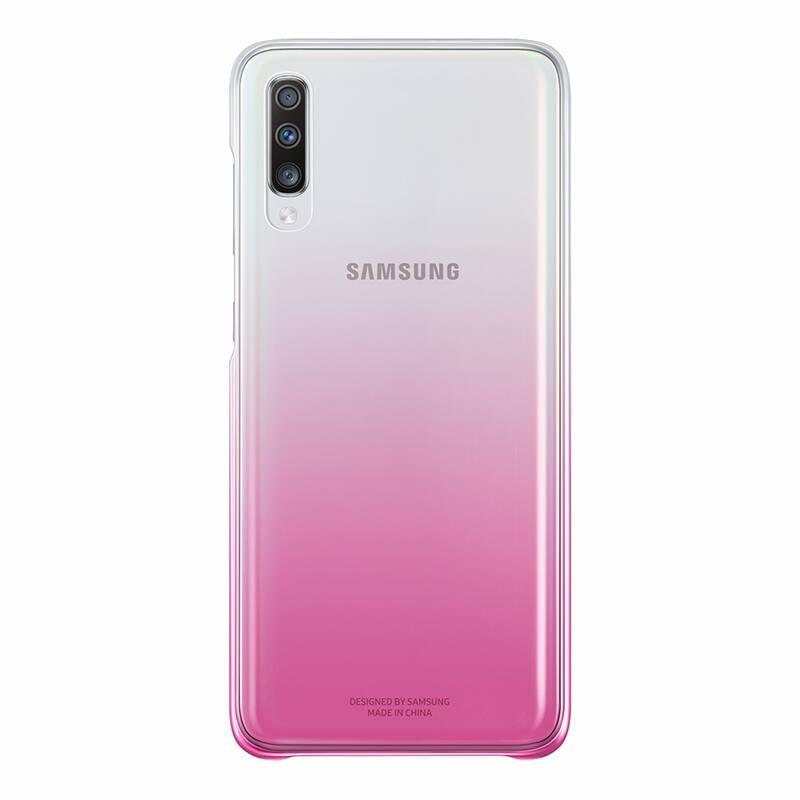 Kryt na mobil Samsung Gradation Cover pro Galaxy A70 růžový