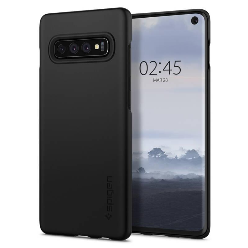Kryt na mobil Spigen Thin Fit pro Samsung Galaxy S10 černý