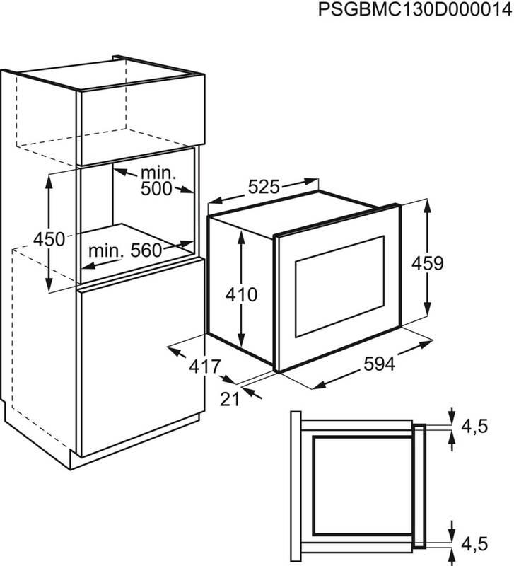 Mikrovlnná trouba Electrolux KMFD264TEX