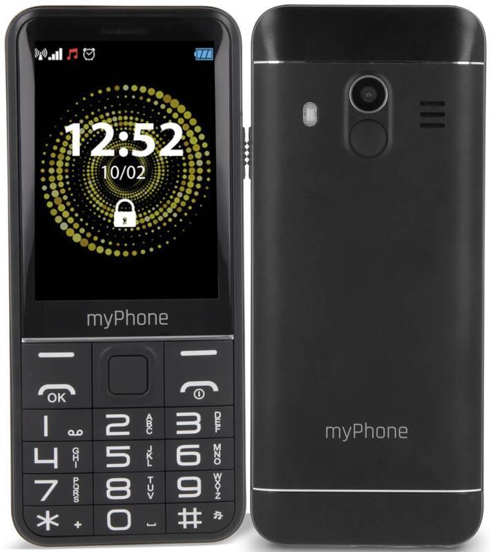 Mobilní telefon myPhone Halo Q Senior černý