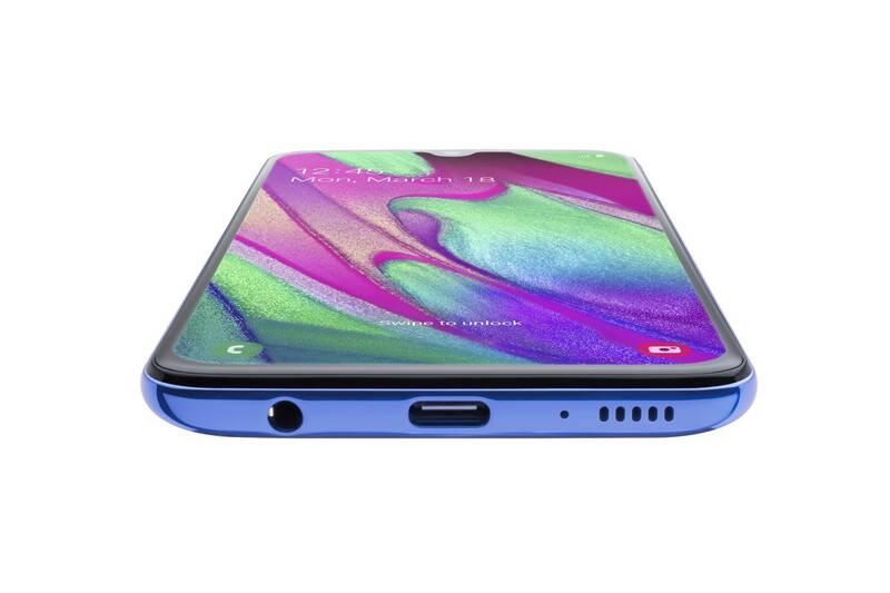 Mobilní telefon Samsung Galaxy A40 Dual SIM modrý, Mobilní, telefon, Samsung, Galaxy, A40, Dual, SIM, modrý