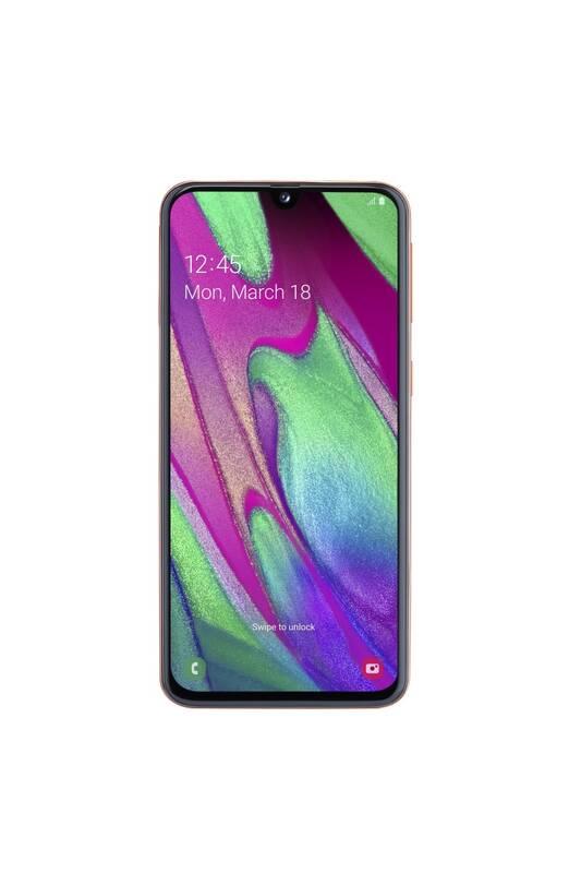 Mobilní telefon Samsung Galaxy A40 Dual SIM oranžový