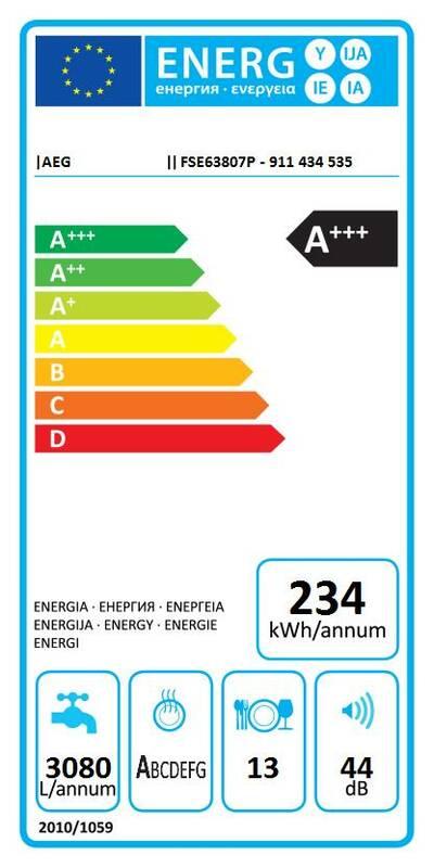 Myčka nádobí AEG FSE63807P