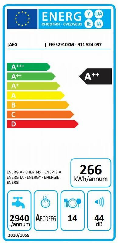Myčka nádobí AEG Mastery FEE52910ZM