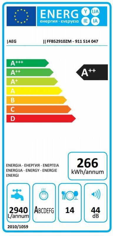 Myčka nádobí AEG Mastery FFB52910ZW bílá