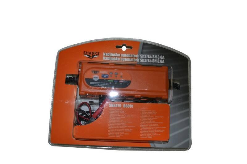Nabíječka autobaterií Sharks SH 3,8A