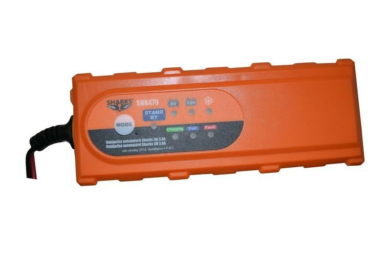 Nabíječka autobaterií Sharks SH 3,8A