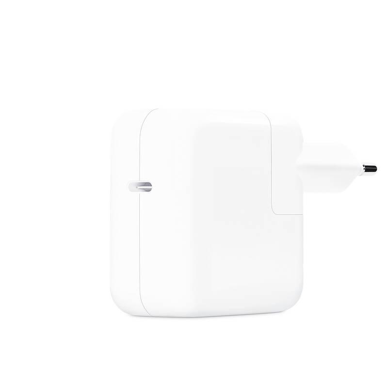 Napájecí adaptér Apple 30W, USB-C bílý, Napájecí, adaptér, Apple, 30W, USB-C, bílý