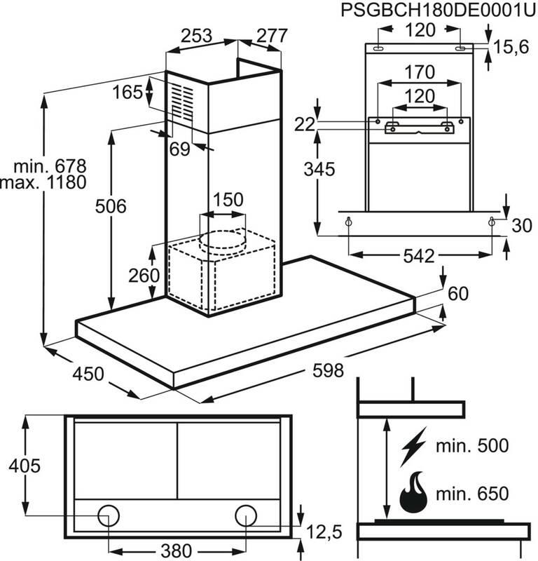 Odsavač par Electrolux LFT426X nerez