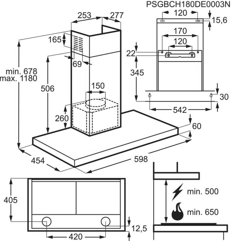 Odsavač par Electrolux LFT766X nerez