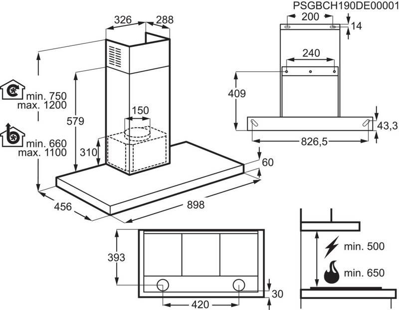 Odsavač par Electrolux Sense KFTB19X nerez
