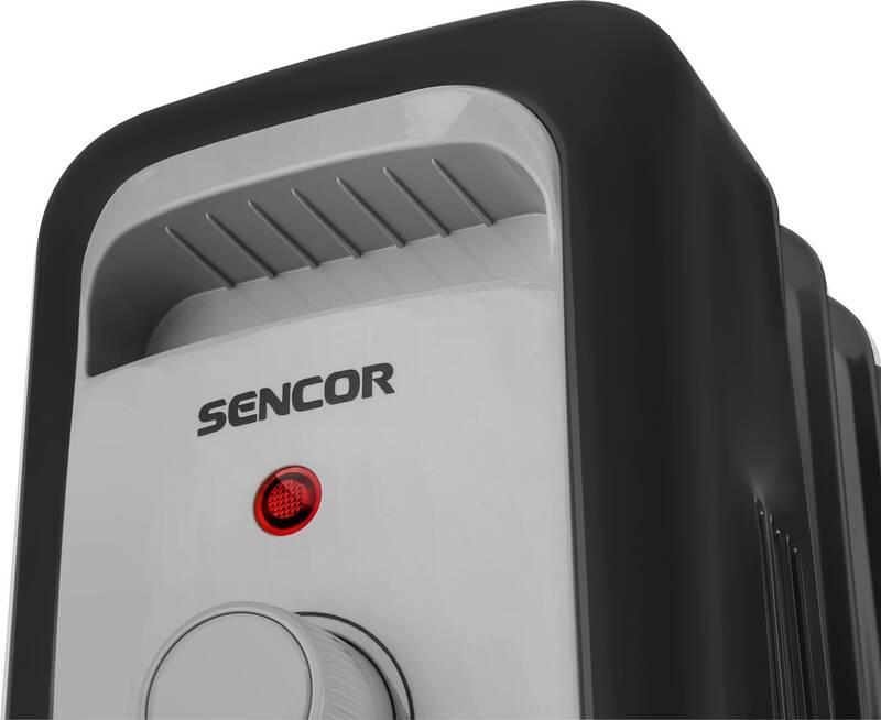 Olejový radiátor Sencor SOH 3307BK černý