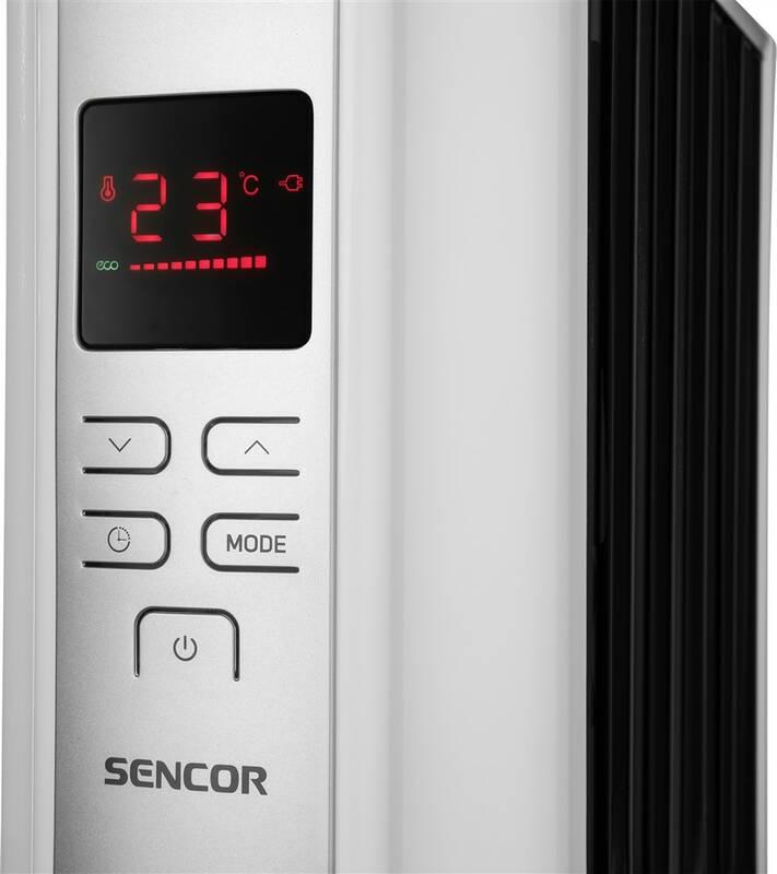 Olejový radiátor Sencor SOH 8110WH bílý
