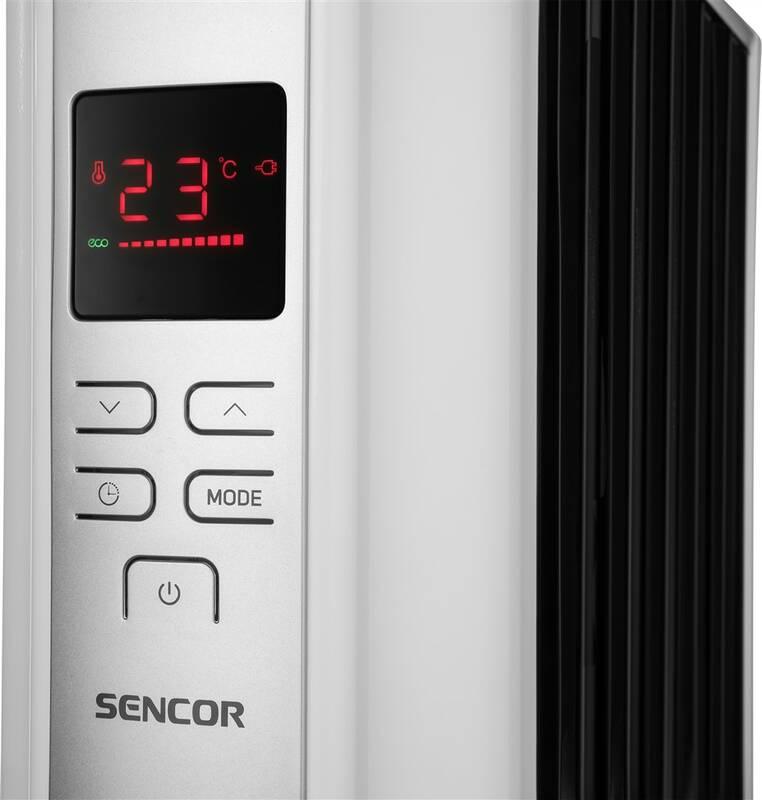 Olejový radiátor Sencor SOH 8112WH bílý, Olejový, radiátor, Sencor, SOH, 8112WH, bílý