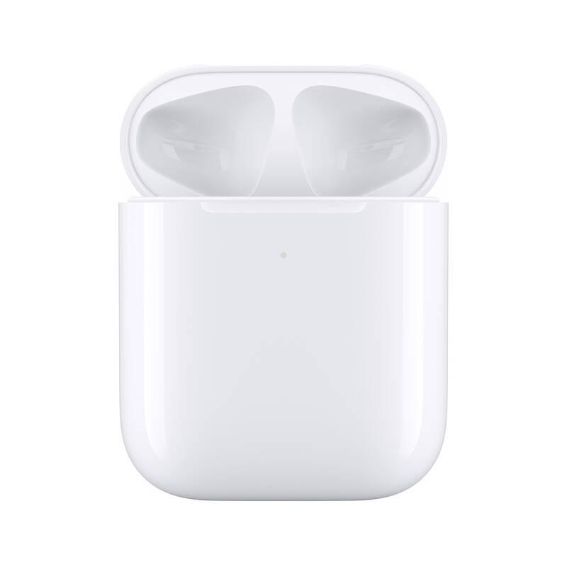 Pouzdro Apple pro AirPods, bezdrátové nabíjení bílé