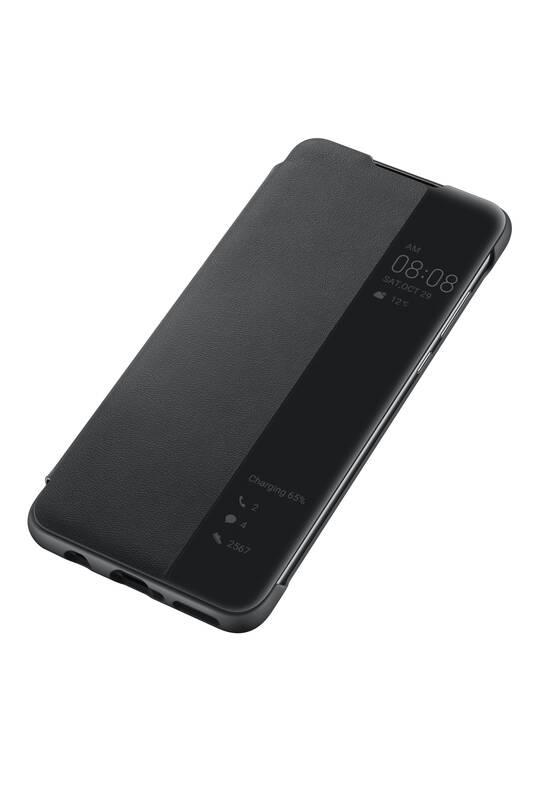 Pouzdro na mobil flipové Huawei View Cover pro P30 Lite černé