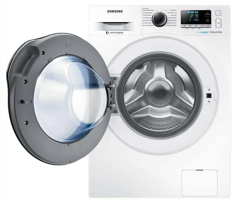 Pračka se sušičkou Samsung WD90J6A10AW LE bílá