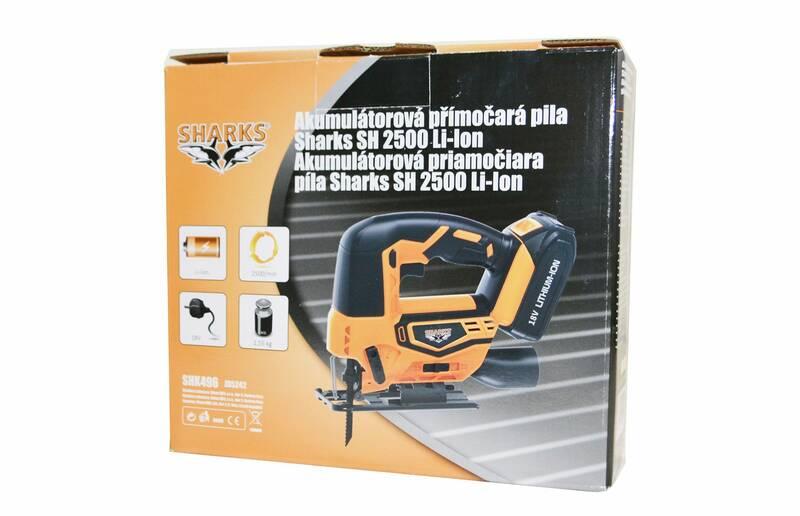 Přímočará pila Sharks SH 2500 Li-Ion