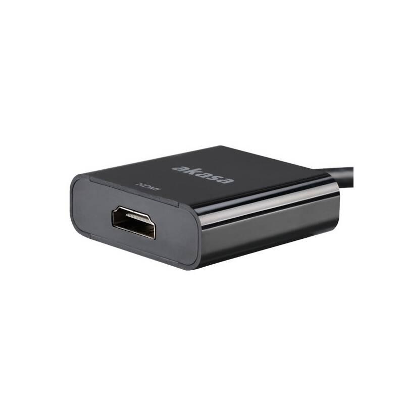 Redukce akasa Mini DisplayPort HDMI, 0,2m černá, Redukce, akasa, Mini, DisplayPort, HDMI, 0,2m, černá