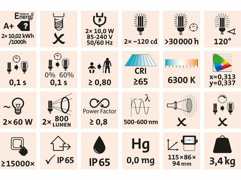 Reflektor EXTOL LIGHT 43281