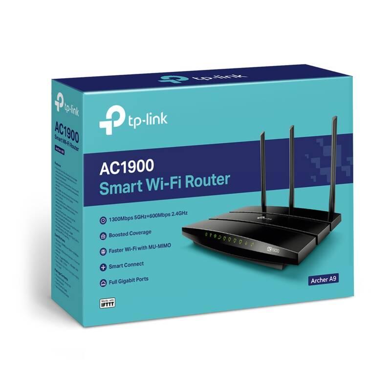 Router TP-Link Archer A9 IP TV na 1 měsíc ZDARMA černý, Router, TP-Link, Archer, A9, IP, TV, na, 1, měsíc, ZDARMA, černý