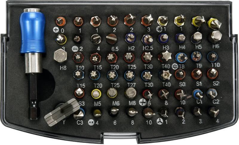 Sada bitů YATO 1 4" 59 ks