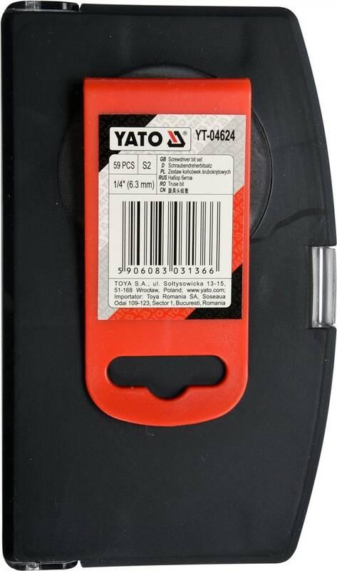 Sada bitů YATO 1 4" 59 ks