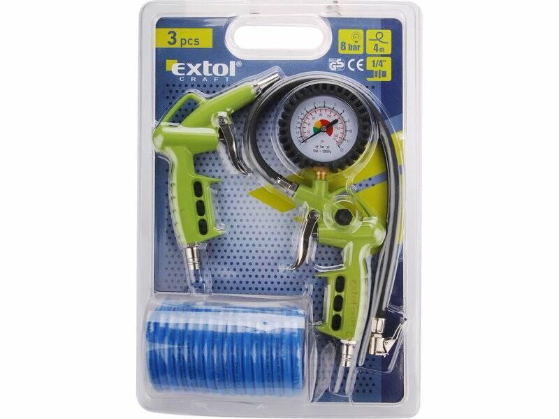 Sada příslušenství EXTOL Craft ke kompresoru 3 ks, 99302