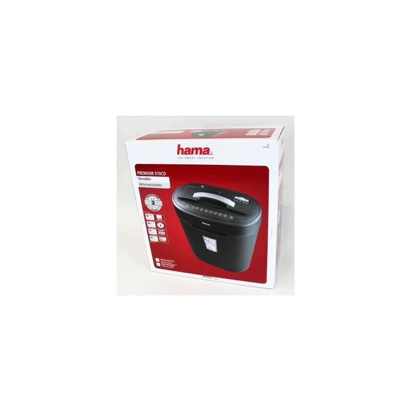 Skartovač Hama Premium X10CD, 10 listů, 16 l