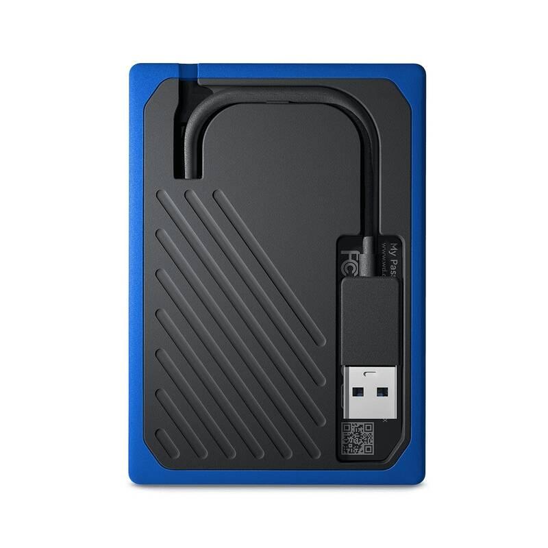 SSD externí Western Digital My Passport Go 1TB modrý