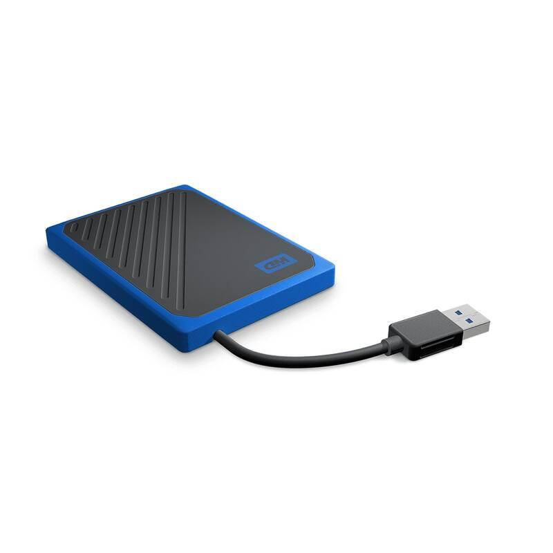 SSD externí Western Digital My Passport Go 1TB modrý